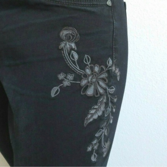 KUT from the KLOTH Jeans EMBROIDRED Donna Ankle Skinny Plus Size 14 Petite NWT - Picture 4 of 4